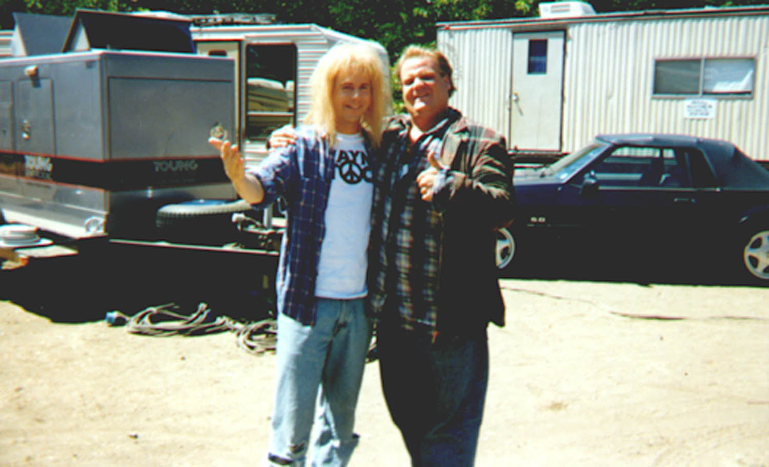Dana Carvey and Chris Farley